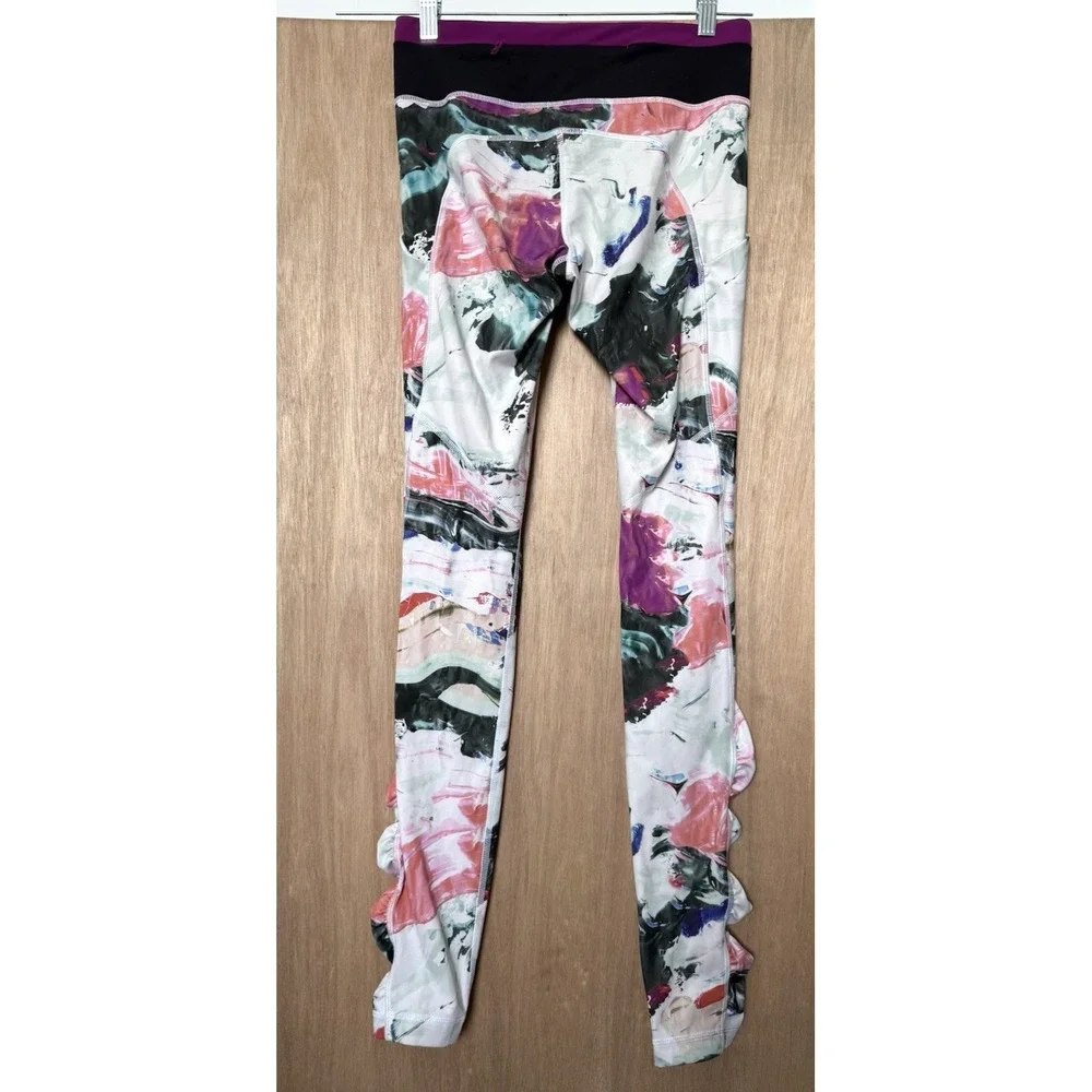 Lululemon Speed Tight III Leggings Pigment Wave Multicolor Pattern Size 6